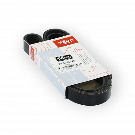 Ремень 1370 6PК привода агрегатов для ЗМЗ 406 c ГУP, УМЗ 4216, УМЗ A274 EvoTech 2.7