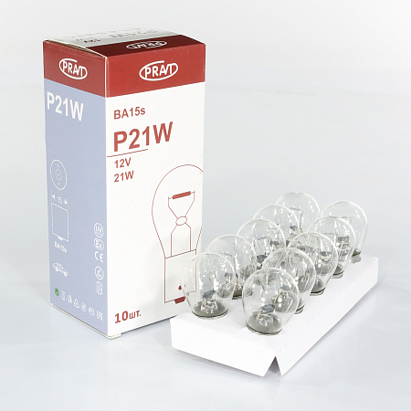 Лампа P21W 12V 21W стоп-сигнал, повторитель 1 конт (BA15s)